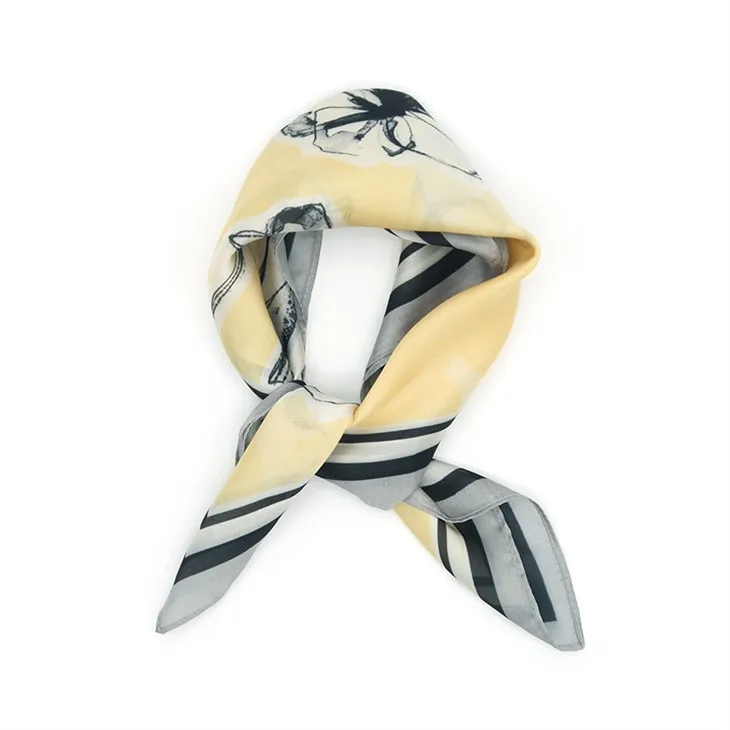 Klasické květinové poly šátky