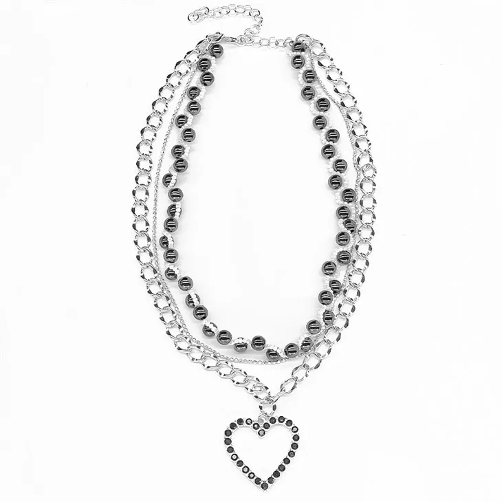 Sada náhrdelníku srdce