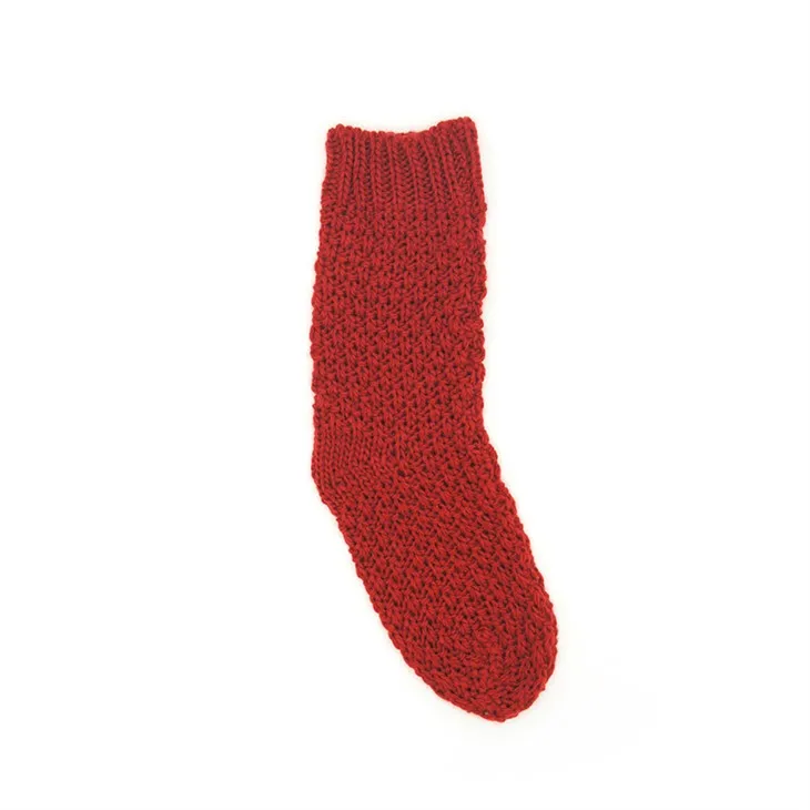 Červené vánoční punčochy